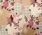 Beige-Ivory-Multi Cotton Floral Printed Lawn Woven Fabric By the Yard